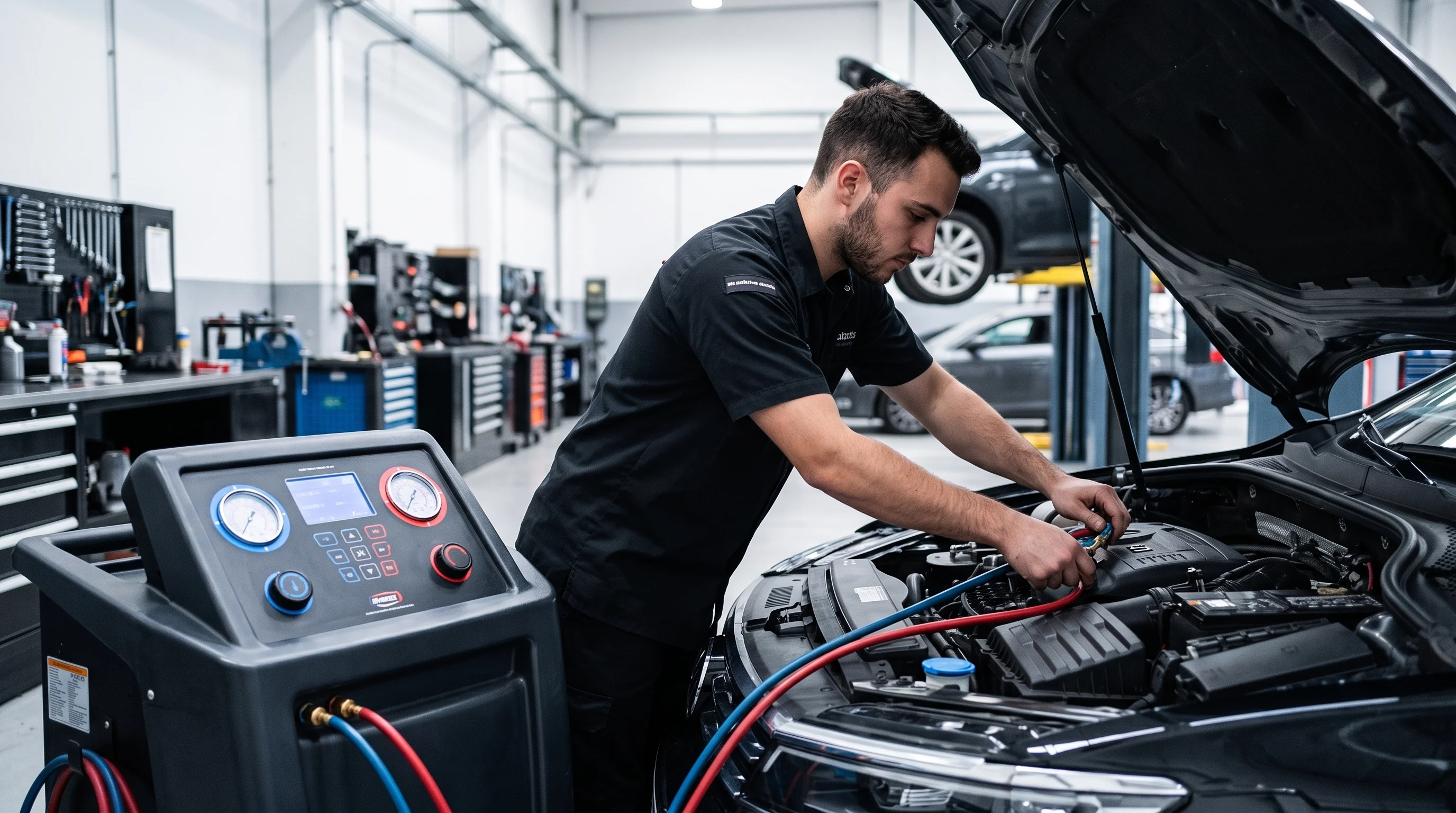 Servicio y recarga de climatización automotor integral